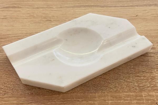 White Ceramics Ashtray
